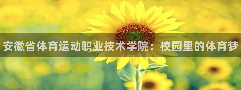 MK体育官网下载：安徽省体育运动职业技术学院：校园里